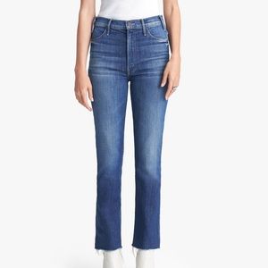 MOTHER The Hustler Ankle Fray Jeans